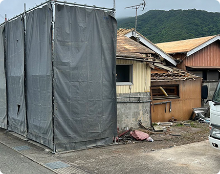 Ｋ様邸　木造平屋建解体工事